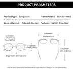 GCV RetroLux Óculos Unissex