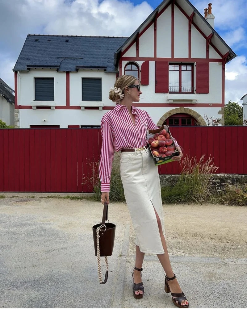 EuroChic Stripes Feminina