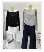 One Shoulder Camiseta Feminina