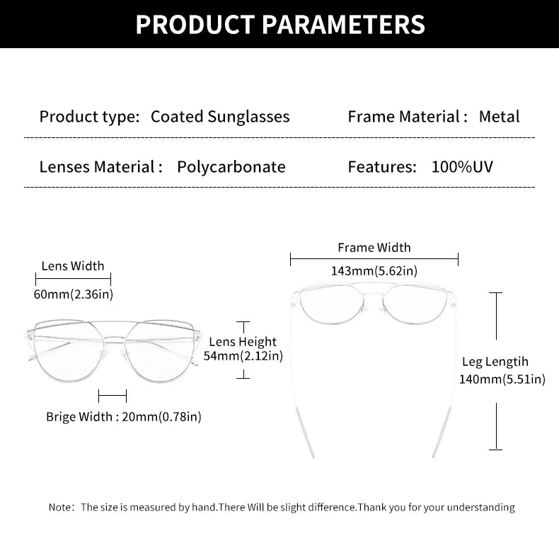 GCV Butterfly Óculos Feminino