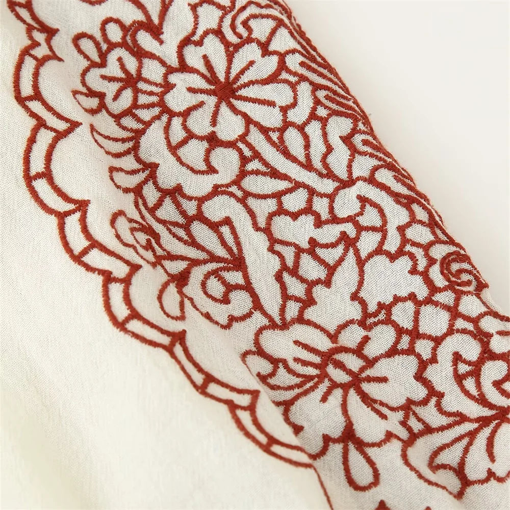 Camisa Bordada Aurora Feminina