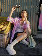 EuroChic Stripes Feminina