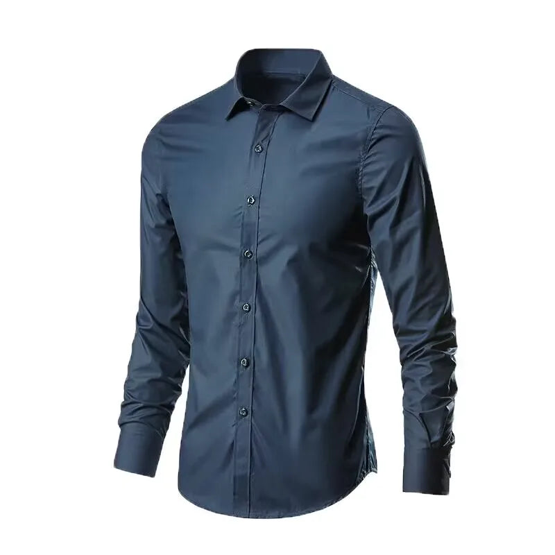 FlexSlim Camisa Masculina Manga Longa