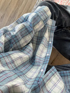 Classic Plaid Camisa Feminina