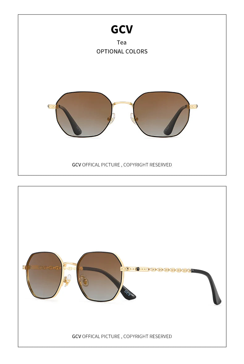 GCV Square Óculos Feminino