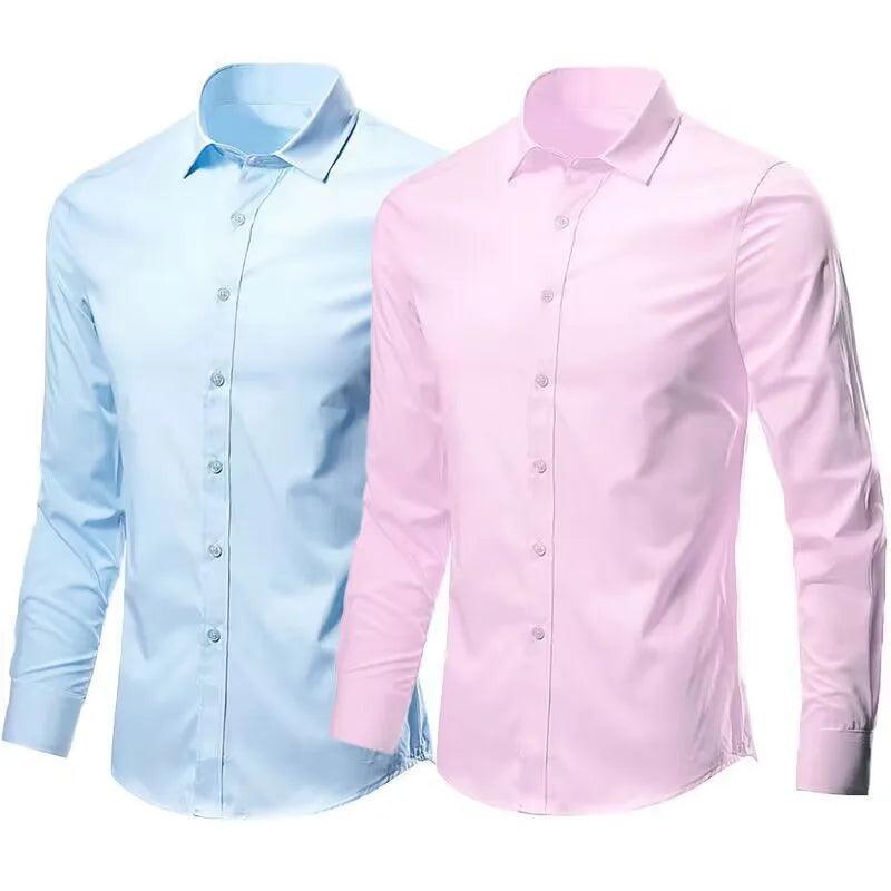 FlexSlim Camisa Masculina Manga Longa