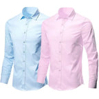 FlexSlim Camisa Masculina Manga Longa