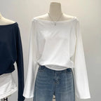 One Shoulder Camiseta Feminina