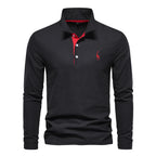 Camisa Polo Masculina Manga Longa